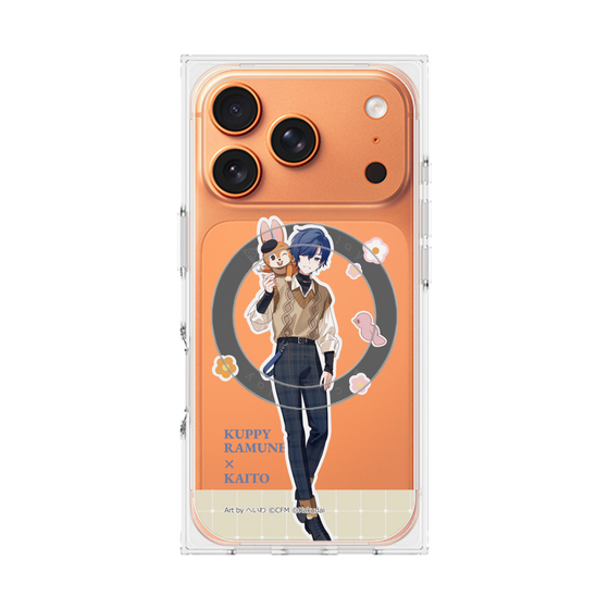 Premium Square Case with MagSafe［ Hatsune Miku × Kuppy Ramune - KAITO × Kuppy - Full-body Illustration 2 ］