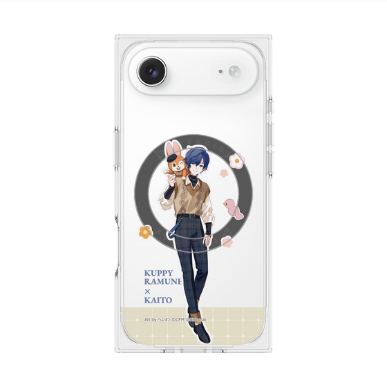 Premium Square Case with MagSafe［ Hatsune Miku × Kuppy Ramune - KAITO × Kuppy - Full-body Illustration 2 ］