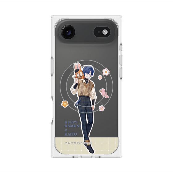 Premium Square Case with MagSafe［ Hatsune Miku × Kuppy Ramune - KAITO × Kuppy - Full-body Illustration 2 ］