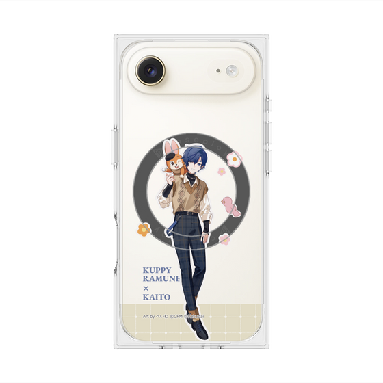 Premium Square Case with MagSafe［ Hatsune Miku × Kuppy Ramune - KAITO × Kuppy - Full-body Illustration 2 ］