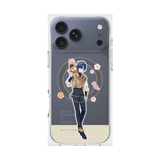 Premium Square Case with MagSafe［ Hatsune Miku × Kuppy Ramune - KAITO × Kuppy - Full-body Illustration 2 ］