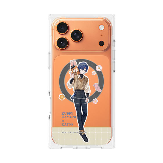 Premium Square Case with MagSafe［ Hatsune Miku × Kuppy Ramune - KAITO × Kuppy - Full-body Illustration 2 ］
