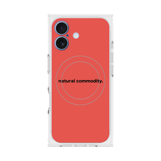 Premium Square Case with MagSafe［ NATURAL COMMODITY Red ］