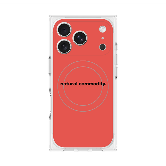 Premium Square Case with MagSafe［ NATURAL COMMODITY Red ］