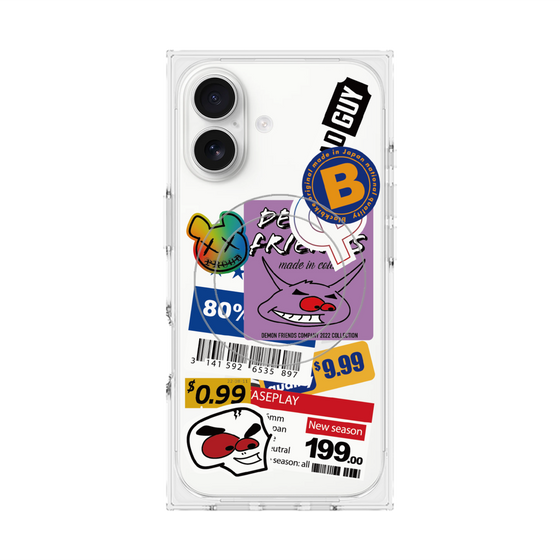 Premium Square Case with MagSafe［ Demon Friends Sticker .1 ］