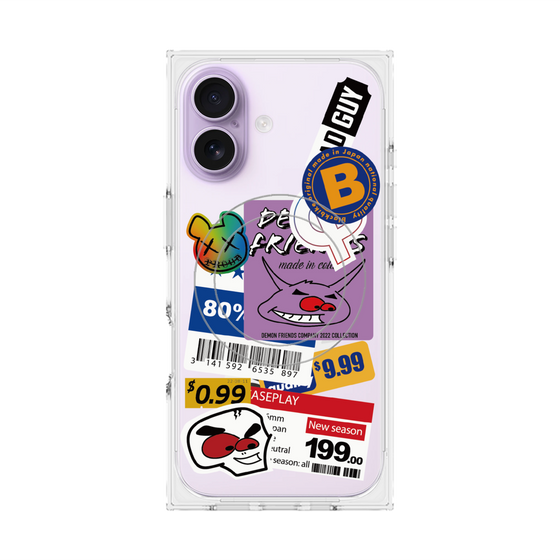 Premium Square Case with MagSafe［ Demon Friends Sticker .1 ］