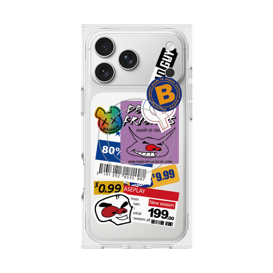Premium Square Case with MagSafe［ Demon Friends Sticker .1 ］