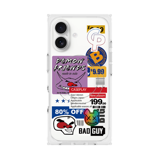 Premium Square Case with MagSafe［ Demon Friends Sticker .3 ］