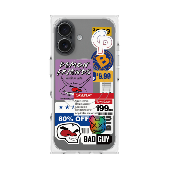 Premium Square Case with MagSafe［ Demon Friends Sticker .3 ］