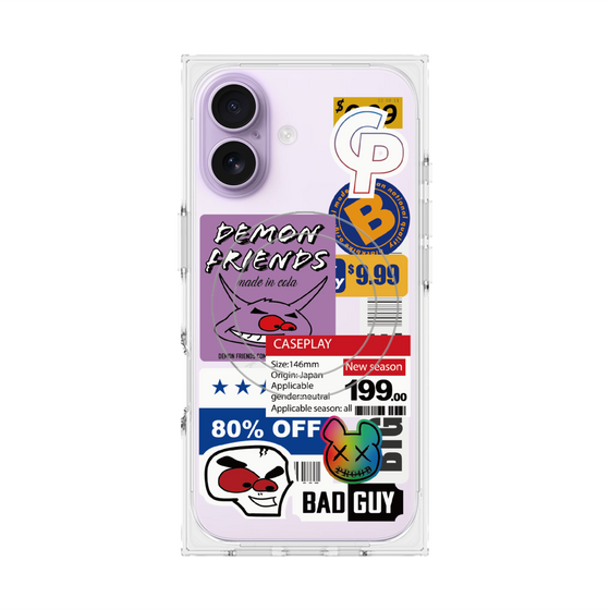 Premium Square Case with MagSafe［ Demon Friends Sticker .3 ］