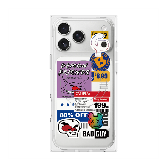 Premium Square Case with MagSafe［ Demon Friends Sticker .3 ］