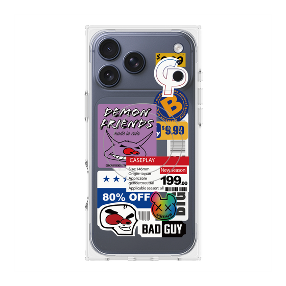 Premium Square Case with MagSafe［ Demon Friends Sticker .3 ］