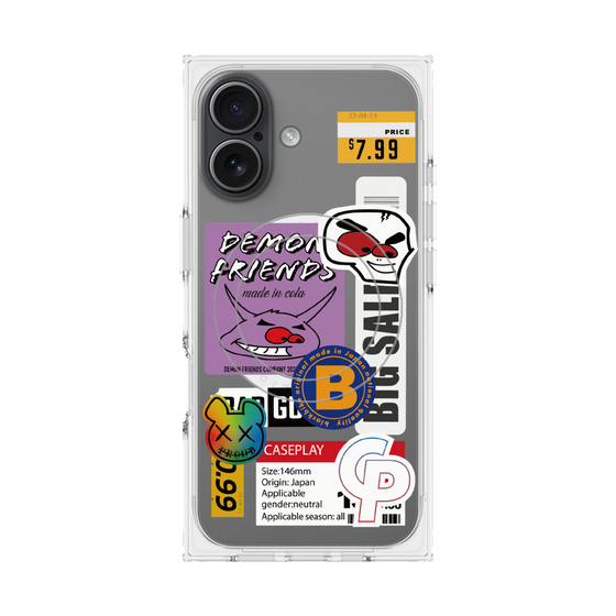 Premium Square Case with MagSafe［ Demon Friends Sticker .4 ］