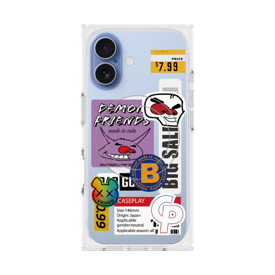 Premium Square Case with MagSafe［ Demon Friends Sticker .4 ］