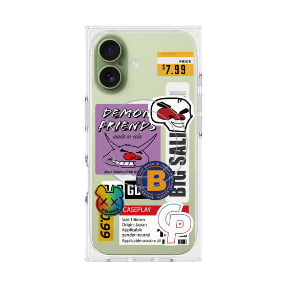 Premium Square Case with MagSafe［ Demon Friends Sticker .4 ］
