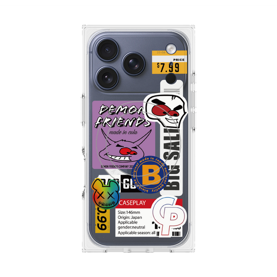 Premium Square Case with MagSafe［ Demon Friends Sticker .4 ］
