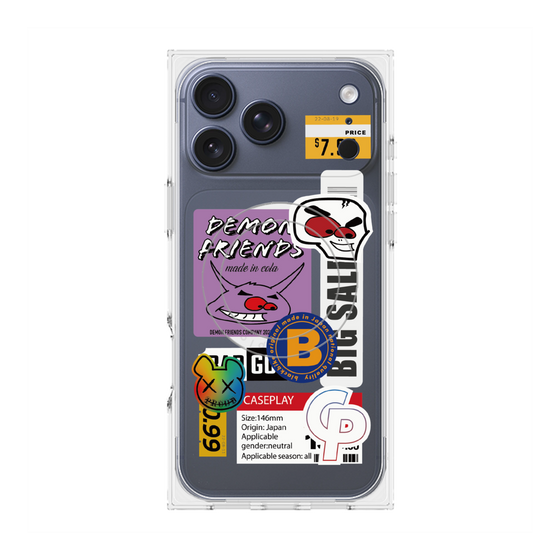 Premium Square Case with MagSafe［ Demon Friends Sticker .4 ］