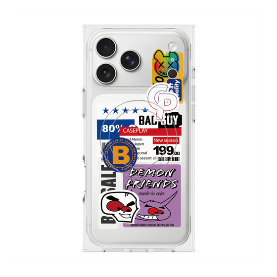Premium Square Case with MagSafe［ Demon Friends Sticker .5 ］