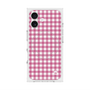 Premium Square Case with MagSafe［ Checkered Pink ］