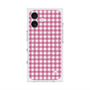 Premium Square Case with MagSafe［ Checkered Pink ］