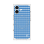 Premium Square Case with MagSafe［ Checkered Blue ］