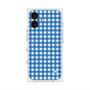 Premium Square Case with MagSafe［ Checkered Blue ］