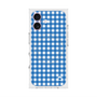 Premium Square Case with MagSafe［ Checkered Blue ］