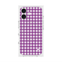 Premium Square Case with MagSafe［ Checkered Purple ］