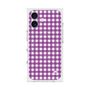 Premium Square Case with MagSafe［ Checkered Purple ］