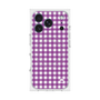 Premium Square Case with MagSafe［ Checkered Purple ］