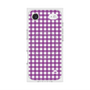 Premium Square Case with MagSafe［ Checkered Purple ］