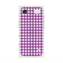Premium Square Case with MagSafe［ Checkered Purple ］
