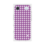 Premium Square Case with MagSafe［ Checkered Purple ］