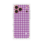 Premium Square Case with MagSafe［ Checkered Purple ］