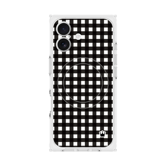 Premium Square Case with MagSafe［ Checkered Black ］