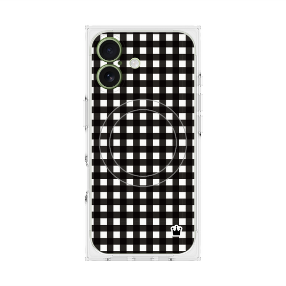 Premium Square Case with MagSafe［ Checkered Black ］