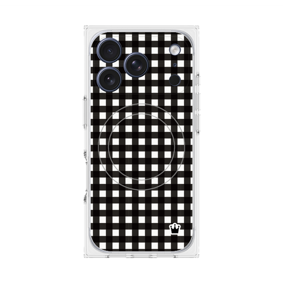 Premium Square Case with MagSafe［ Checkered Black ］