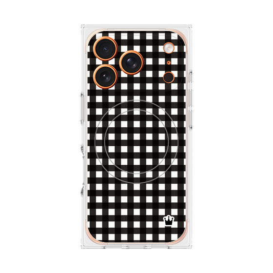 Premium Square Case with MagSafe［ Checkered Black ］
