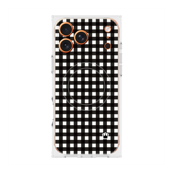 Premium Square Case with MagSafe［ Checkered Black ］