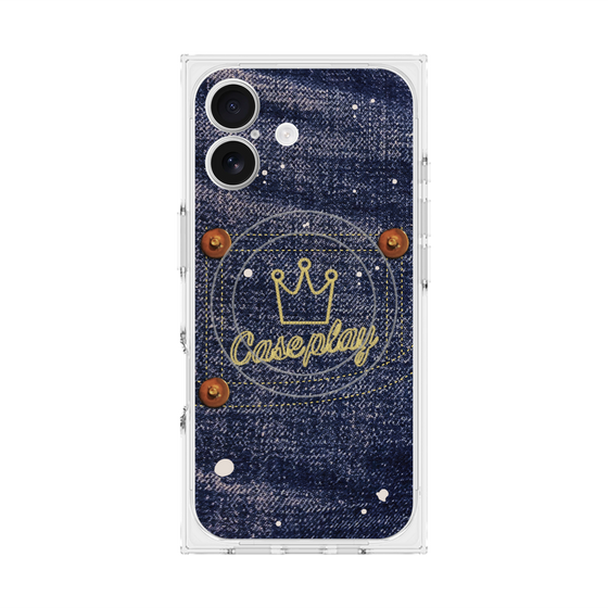 Premium Square Case with MagSafe［ Denim Used Jeans ］