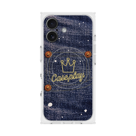 Premium Square Case with MagSafe［ Denim Used Jeans ］