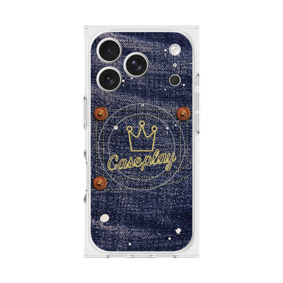 Premium Square Case with MagSafe［ Denim Used Jeans ］