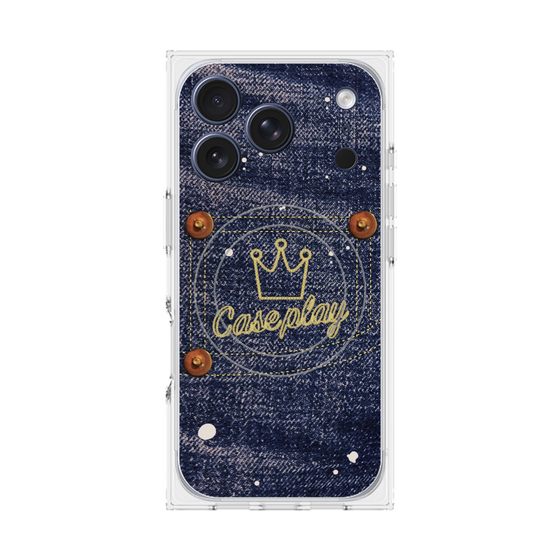 Premium Square Case with MagSafe［ Denim Used Jeans ］