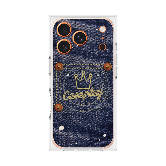 Premium Square Case with MagSafe［ Denim Used Jeans ］