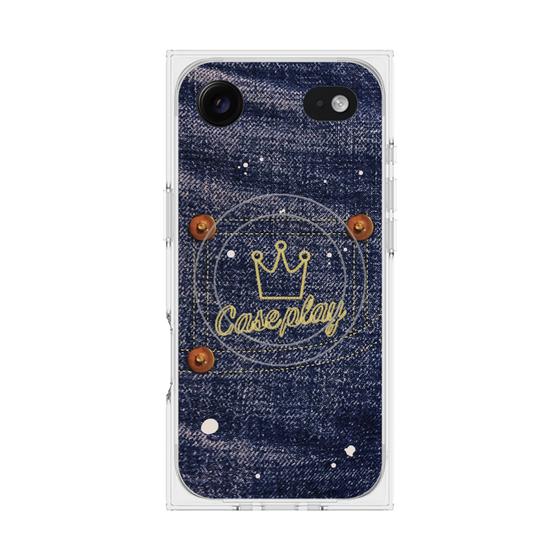 Premium Square Case with MagSafe［ Denim Used Jeans ］