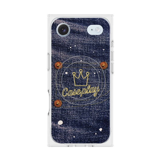 Premium Square Case with MagSafe［ Denim Used Jeans ］