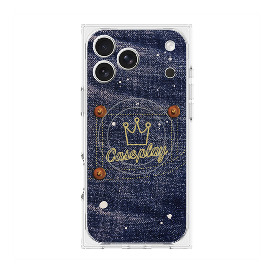 Premium Square Case with MagSafe［ Denim Used Jeans ］