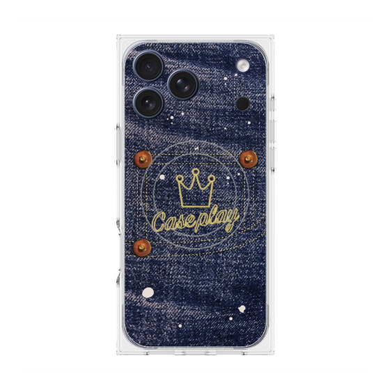 Premium Square Case with MagSafe［ Denim Used Jeans ］