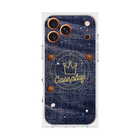 Premium Square Case with MagSafe［ Denim Used Jeans ］