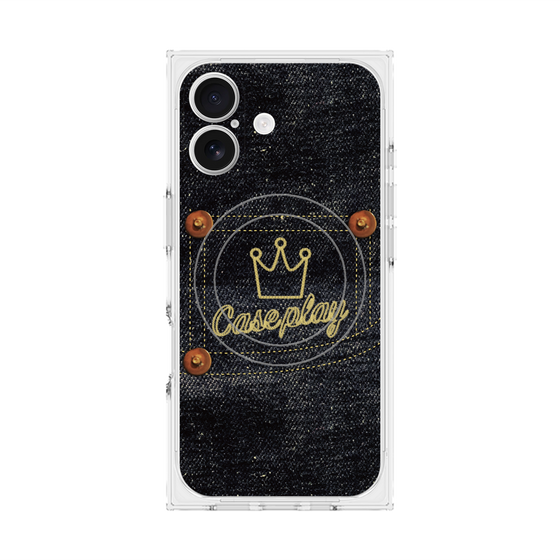 Premium Square Case with MagSafe［ Denim Indigo Jeans ］